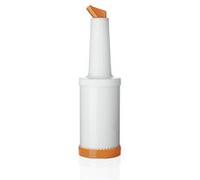 Flacon bec verseur 1 litre orange -
