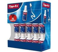 Pack de 15 + 5 correcteurs liquide blanc Tipp-Ex Rapid - Flacon de 20 ml