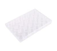Flacon de Répartition Transparent en Plastique pour Maquillage, Voyage | Double Fermeture, Rangement Multiusage, Boîte Organisatrice à 24 Compartiments, pour Échantillons et Loisirs Créatifs