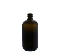 Flacon de vinaigre/huile 750 ml 'Biolio', verre, vert antique, embouchure : DOP