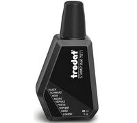 Flacon d'encre noire de 28 ml - Encre de remplacement pour tampons manuels