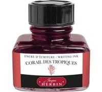 Flacon d'encre pour stylo plume - Corail des tropiques - Herbin - 30ml