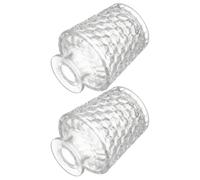 Flacon Diffuseur 2 pièces en Verre Transparent 100ml pour Parfum de Maison | Design Diamant Moderne, Décoration Élégante pour Coiffeuse ou Chambre, Adapté aux Huiles Essentielles et Parfums