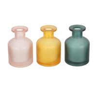 Flacon Diffuseur en Verre Réutilisable 3 Pièces à Bâtonnets | Moderne, Vide et Rechargeable, Dispersion Optimale du Parfum, Décoration D’intérieur, Usage Aromathérapie