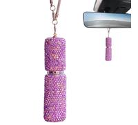 Flacon Diffuseur Pour Voiture - 5ml Strass Rechargeable Décor Intérieur,Porte-Parfum Pour Voiture Diffuseur De Parfum,Pour Intérieur Camion SUV Camping-Car Voyage Sur Route Bureau Maison