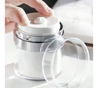 Flacon distributeur de crème sous vide, pot de rangement cosmétique à pression, flacon de voyage pour échantillons de lotion, fond de teint et soins de la peau, contenant vide Petit format 15 ml,Forma