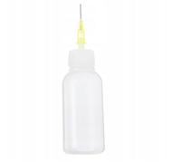 Flacon Doseur 60 ml avec Aiguille 20G - Précision 0,90 mm | Anti-Évaporation | Pour Solvants et Colles
