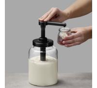 Flacon doseur DISPENSA, 1,7 litre, transparent/noir