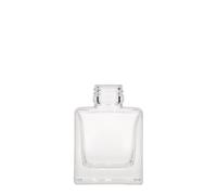 Flacon en verre 100 ml « Cube », carré, ouverture : PP 28