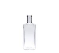 Flacon en verre 100 ml 'Nice', rectangulaire, ouverture : bouchon en liège