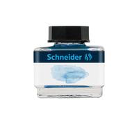 Flacon en verre 15 ml Encre liquide pour stylo plume Pastel Bleu Glacier - Schneider - Plume - Bleu