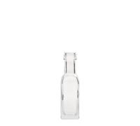 Flacon en verre 20 ml « Marasca », carré, ouverture : PP 18