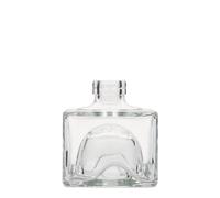 Flacon en verre 200 ml « Cocolores », carré, ouverture : bouchon en liège