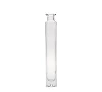 Flacon en verre 200 ml « Tommy », carré, ouverture : bouchon en liège