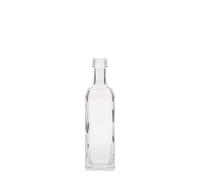 Flacon en verre de 60 ml « Marasca », carré, ouverture : PP 18
