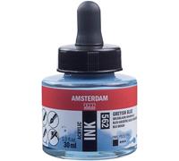 Flacon Encre Acrylique Acrylic Ink Amsterdam 30ml Bleu Grisâtre