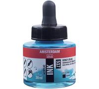 Flacon Encre Acrylique Acrylic Ink Amsterdam 30ml Bleu Royal