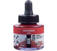 Flacon encre acrylique Acrylic Ink Amsterdam 30ml carmin