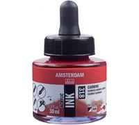 Flacon Encre Acrylique Acrylic Ink Amsterdam 30ml Carmin