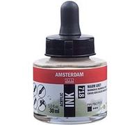 Flacon Encre Acrylique Acrylic Ink Amsterdam 30ml Gris Chaud