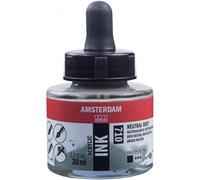 Flacon Encre Acrylique Acrylic Ink Amsterdam 30ml Gris Neutre