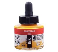 Flacon encre acrylique Acrylic Ink Amsterdam 30ml jaune azo foncé
