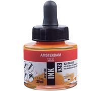 Flacon Encre Acrylique Acrylic Ink Amsterdam 30ml Orange Azo