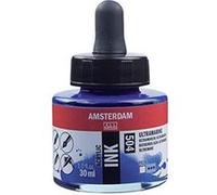 Flacon encre acrylique Acrylic Ink Amsterdam 30ml outremer