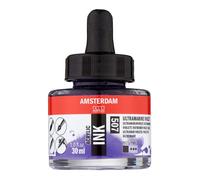 Flacon encre acrylique Acrylic Ink Amsterdam 30ml outremer violet