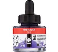 Flacon encre acrylique Acrylic Ink Amsterdam 30ml outremer violet