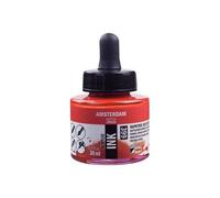 Flacon Encre Acrylique Acrylic Ink Amsterdam 30ml Rouge Naphtol Foncé