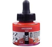 Flacon encre acrylique Acrylic Ink Amsterdam 30ml rouge naphtol foncé