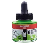 Flacon Encre Acrylique Acrylic Ink Amsterdam 30ml Vert Reflex
