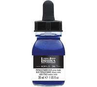 Liquitex Professional Encre Acrylique Flacon Avec Pipette 30 ml Bleu Phtalocyanine (Nuance Verte)