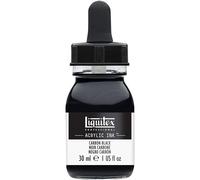Liquitex Professional Encre Acrylique Flacon Avec Pipette 30 ml Carbon Black