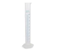 Flacon gradué | Cylindre gradué en plastique, bécher Transparent, Tube à essai de mesure scientifique, bec verseur 100ml 1 pièce