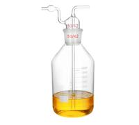 Flacon Laveur Gaz Verre Borosilicaté Barboteur Joint Rodé-2.5L 50/42 | Barboteur Gaz Laboratoire Piège Sécurité Anti Siphon Spécialiste Chimique