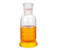 Flacon Laveur Gaz Verre Borosilicaté Verrerie Laboratoire-100mL 24/29 | Flacon Épurateur Gaz en Verre Laboratoire Base Seule Spécialiste