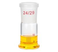 Flacon Laveur Gaz Verre Borosilicaté Verrerie Laboratoire-10mL 24/29 | Flacon Épurateur Gaz en Verre Laboratoire Base Seule Spécialiste