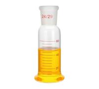 Flacon Laveur Gaz Verre Borosilicaté Verrerie Laboratoire-60mL 24/29 | Flacon Épurateur Gaz en Verre Laboratoire Base Seule Spécialiste