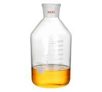 Flacon Laveur Gaz Verre Gradué Remplacement-2.5L 50/42 | Flacon Laveur Gaz Poreux Gradué Corps Remplacement Chimiste