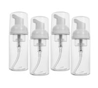 Flacon Pompe Bouteille distributrice de Mousse 30-100ML 2PCS Voyage | Mini bouteilles à pompe à savon moussant rechargeables(PLASTIC_60ML)