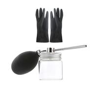 Flacon pulvérisateur de poudre facile à remplir avec gants en latex pour un remplissage simple et des pulvérisations précises dans les tâches de jardinage