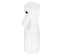 Flacon Pulvérisateur d'Huile de Cuisson Blanc 20,5x6x6cm | Plastique Transparent, Commande Poussoir Main, pour Huiles Végétales, Rôtis et Fritures