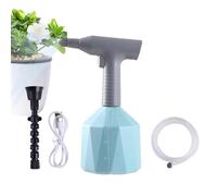Flacon pulvérisateur électrique | Arrosoir automatique de 1 L avec tuyau d'eau de 2,5 m, flacon pulvérisateur rechargeable, brumisateur pour plantes, arrosoir, brumisateur à piles
