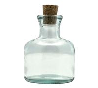Flacon Rond En Verre H 9 Cm