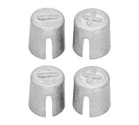 Flaconi 4PCS Manchons de Borne de Batterie de Voiture,Protecteur De Borne De Batterie,Cales De Poteau De Batterie,Cale De Terminal De Batterie,pour Connecter des Batteries Positives et Négatives