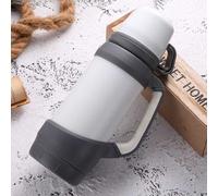 Flacons À Vide Thermoses En Acier Inoxydable 1.2l 1l Grande Taille En Plein Air Voyage Tasse Thermos Bouteille Thermique Café, Blanc 1000ml Bleu