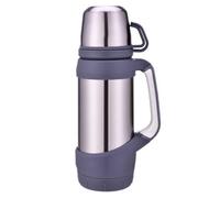 Flacons À Vide Thermoses En Acier Inoxydable 1.2l 1l Grande Taille En Plein Air Voyage Tasse Thermos Bouteille Thermique Café, Blanc 1200ml Bleu
