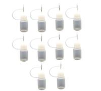 Flacons de colle à pointe aiguille de 5/10 ml pour bricolage, paperolle, liquide, compte-gouttes de précision, flacons applicateurs à pointe aiguille
